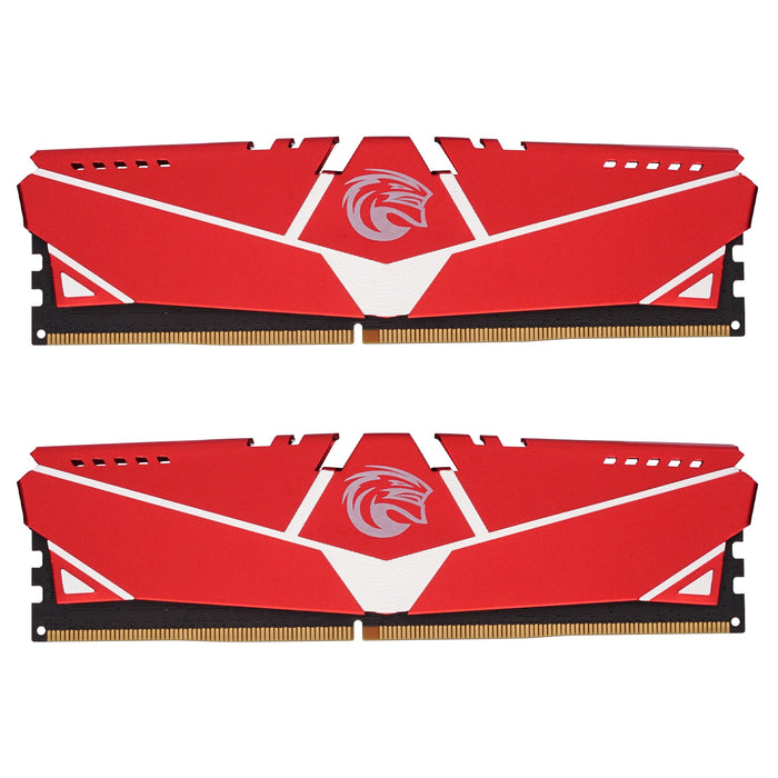 Kingspec DDR4 16GB (2x8GB) RAM memory kit, red. Kingspec DDR4 16GB (2x8GB) RAM memory kit, red.